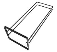 IDEANATEGRATE Organizzatore Grucce in Ferro Nero 40cm Robusto e Moderno per Camere da Letto e Negozi di Abbigliamento, Portatutto da Appendere per Massimizzare lo Spazio