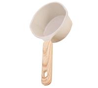 IDEANATEGRATE Pentola e Resistente al Calore Antiaderente da 250ml in Lega di Alluminio con Manico in Legno, Corpo per Casa e Viaggio