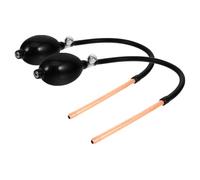 IDEANATEGRATE Pompa per Soffiaggio dello Zucchero 2 Pezzi in Plastica Nera Funzionamento Preciso e Versatile per Progetti di Arte dello Zucchero in Cucina