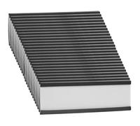 IDEANATEGRATE Porta Etichette Clip Robusto C a C per Scaffali 76x25mm Set 30 Pezzi Materiale Resistente Organizzazione Magazzino Ufficio