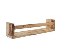 IDEANATEGRATE Porta Spezie da Parete in Legno Vintage Mensola Portaspezie Multifunzione, Supporto da Parete per Organizzatore di Bottiglie di Condimento, per Cucina, Bagno e Balcone, Facile