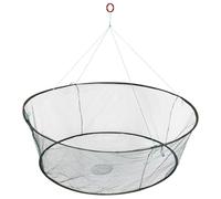 IDEANATEGRATE Rete da Lancio per Pesci Pieghevole Portatile, Trappola per Granchi e Gamberetti Maglia Resistente, per Pesca in Darsena, Stagno e Battute All’aperto, Diametro 100 Cm Fondo 80 Cm