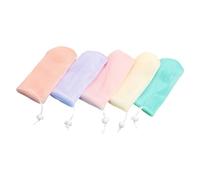 IDEANATEGRATE Sacchetti di Sapone in Rete Pe 5 Pezzi, Leggeri e Versatili, Sacchetti Portasapone Esfolianti per Uso in Viaggio e Cura della Pelle