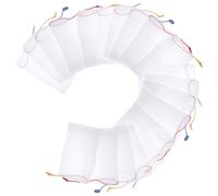 IDEANATEGRATE Sacchetti per Sapone in Rete Pe 40 Pezzi Cordoncino, Crea Schiuma Ricca e Facile da Conservare, come Porta Saponi per Doccia e Accessori Bagno Stili multipli