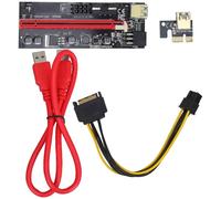 IDEANATEGRATE Scheda Grafica Pcie Mining Estensione Gpu Esterna Indipendente Connettore Ver009s Nero per Laptop Espansione Capacità Grafica e Gaming Multimediale