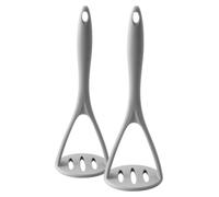 IDEANATEGRATE Schiacciapatate Compatta e Resistente 2 Pezzi in Acciaio Inossidabile Manuale Pressa per Patate per Purè e Frutta per Cucina e Alimenti
