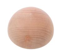 IDEANATEGRATE Strumento per Ceramica a Pressa per Ciotole in Legno Semicircolare 9X9X4,5 CM per Lavorazione di Argilla e Creazione di Piatti in Ceramica, Adatto per Studi e Laboratori