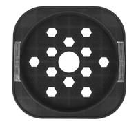 IDEANATEGRATE Supporto Bombola Gas Mobile Ruote, Vassoio Plastica Rotondo per Cucina, Base Stabile per Bombola Gpl, Facile da Spostare e Proteggere Superfici