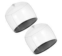 IDEANATEGRATE Supporto per Cappelli Gonfiabile in Plastica PVC da Viaggio Set da 2 Pezzi Porta Cappelli a Cupola per Esposizione e Conservazione di Cappellini da Baseball e Parrucche Adatto
