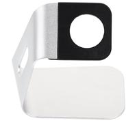 IDEANATEGRATE Supporto per Orologio per Ricarica Facile e Stabile Argento in Lega di Alluminio Base Antiscivolo e Porta Cavo