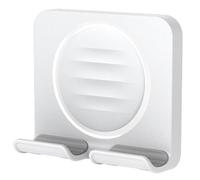 IDEANATEGRATE Supporto per Telefono Cellulare da Muro senza Fori in Metallo e Abs, Design Semplice e Moderno, per Guardare Film e Mantenere la Stanza Ordinata