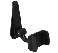 IDEANATEGRATE Supporto Telefono Auto da Parasole con Clip, Compatibile, Rotazione 360 Gradi, Materiale Abs Resistente per Navigazione Sicura in Auto