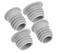 IDEANATEGRATE Tappo di Scarico in Silicone Tagliabile 4 Pezzi per Lavatrice e Lavello Cucina, Guarnizione Sigillante Antiodore per Tubi Scarico 35/40 e 45/50 Mm, Installazione Rapida per Uso