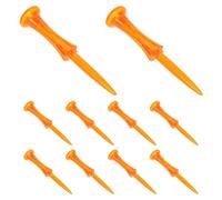 IDEANATEGRATE Tee da Golf in Plastica a Forma di Ruota 83mm 10 Pezzi Posizionamento Preciso e Facile da Inserire per Allenamento e Pratica Golf Simulator