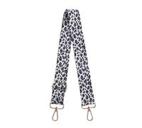 IDEANATEGRATE Tracolla Regolabile Accessorio Semplice alla Moda per Borsa Stampa Leopardata in Poliestere e Lega Fibbie Sospese per Borsa a Tracolla