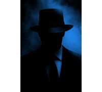 Ideas Wait Like Shadows Journal: A 120-Page Dotted Line Notebook for Mystery, Imagination, and Discovery