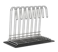 IDEATECH Rack riutilizzabile per sacchetti con tappetino per asciugare la tazza, rack per asciugare i piatti, organizer pieghevole da cucina per riporre spugne, rack per asciugatrice per borsa in