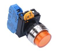 IDEC Ambra 22mm Metallo Lunetta Interruttore a Pulsante Momentaneo N IP65