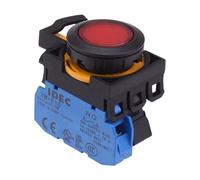 IDEC Cw Serie Rosso 24V Illuminato Momentanea Lavaggio Pulsante Interruttore 1NO