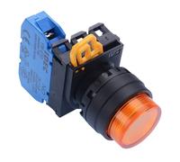 IDEC Interruttore Pulsante Mantenuto 22mm Ambra NO IP65 YW1L-A2E10Q0A