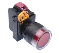 IDEC Rosso 12V Illuminato 22mm Mantenuta Avvolta Interruttore a Pulsante Nc IP65
