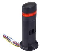 IDEC Rosso Pila Luce LED Torre Con Sonar & Flasher Diretto Montaggio 24V