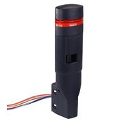 IDEC Rosso Pila Luce LED Torre Con Sonar & Flasher Montaggio a Parete 24VAC /Dc