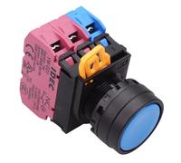 IDEC YW1B-M1E12S Interruttore Pulsante 22mm Blu 1NO-2NC IP65 10A