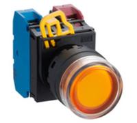 Idec YW1L-AF2E10Q4G Pulsante illuminato 1 tasto Nero/Verde 1 pz.