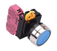 IDEC YW4B-A1E01S Interruttore Pushbutton Blu 22mm NC IP65 10A
