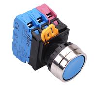 IDEC YW4B-M1E21S Interruttore Pulsante 22mm Blu 2NO-1NC IP65