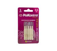 Ideco PLAKKONTROL NATURAL KONTROL INTERBRUSH 0,5MM 5 PEZZI