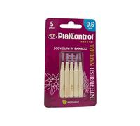 Ideco PLAKKONTROL NATURAL KONTROL INTERBRUSH 0,6MM 5 PEZZI
