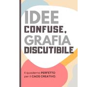 Idee Confuse, Grafia Discutibile: Il quaderno perfetto per il caos creativo
