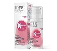 Idee Derm Crema Pressante Antirughe con 10% di Collagene, 50 ml