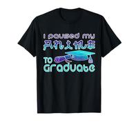 Idee di laurea anime Ho messo in pausa il mio anime per laurearmi divertente Maglietta