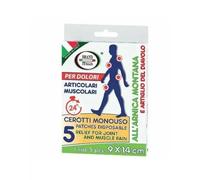 Idee Innovative CEROTTI PER DOLORI ARTICOLARI E MUSCOLARI CON ARNICA MONTANA BRAND ITALIA 5 PEZZI