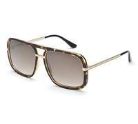 IDEE Occhiali da sole 100% UV da uomo, taglia L, forma quadrata, modello IDS2937C2SG