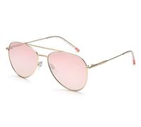 IDEE Occhiali da sole 100% UV protetti per le donne | Taglia- Large | Shape- Aviator | Model- IDS2695C2SG