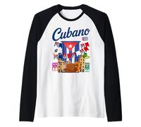 Idee per Abiti con Bandiera Cubana per Bambini e Bandiera ispanica di Cuba Maglia con Maniche Raglan