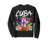 Idee per abiti con bandiera cubana per bambini e patrimonio latino cubano Felpa