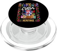 Idee per abiti da donna con bandiera cubana e Herencia Hispana Cubana PopSockets PopGrip per MagSafe