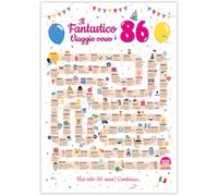 Idee Regalo 86 Anni Compleanno Donna e Uomo - Biglietto Auguri 86 anni Donna e Uomo per Amica e Amico - Addobbi Compleanno 1939 Regali - Festa Decorazioni Compleanno 86 anni