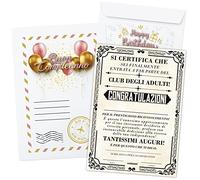 Idee Regalo Compleanno Ragazza Originale - Certificato 18 Anni Donna