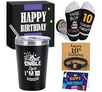 Idee regalo di compleanno per ragazzo di 10 anni, cesti regalo di compleanno unici e divertenti per 10° adolescente, idee regalo di compleanno per ragazzi, figlio, nipote, amico, compleanno