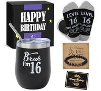 Idee regalo di compleanno per ragazzo di 16 anni, cesti regalo di compleanno unici e divertenti per ragazzi 16° adolescente, idee regalo di compleanno per ragazzi, figlio, nipote, amico, compleanno