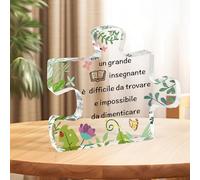 Idee Regalo Insegnanti Regalo Maestra Natale Placca Acrilica Idee Regalo Maestre Regalo Per Insegnante Regalo Insegnante Pensieri Per Maestre Asilo Portachiavi Regalo Per Insegnanti
