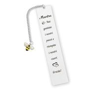 Idee Regalo Maestra Fine Anno Segnalibro Regali Maestre Fine Anno Idee Regalo Insegnanti Regali per Insegnante Maestra Asilo Nido Elementari Personalizzato Professoressa Colleghe Laurea Natale Pasqua