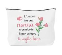 Idee Regalo Nonna Compleanno Utile, Grazie Festa dei Nonni Natale Idee Regalo per Nonna Natale Compleanno da Nipote Grazie Pensione Prima Festa dei Nonni Mamma Pochette Idee Originali Nonne