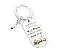 Idee Regalo Pompiere Compleanno,Regali per Pompiere Natale,Grazie Regalo Pompieri Compleanno Vigile del Fuoco Laurea Uomo Vigili del Fuoco Accessori Portachiavi Pompieri Festa del Papà Amico Collega